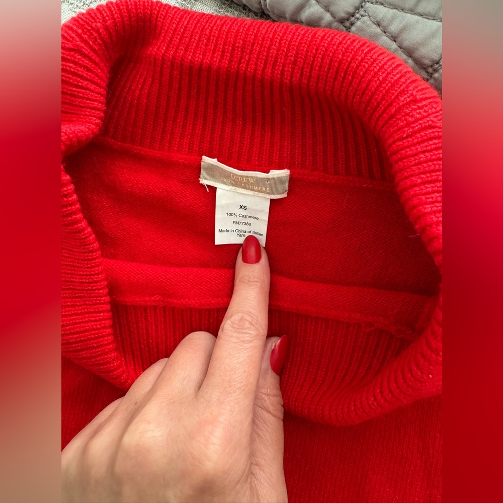 JCrew Cashmere Tabitha Popover